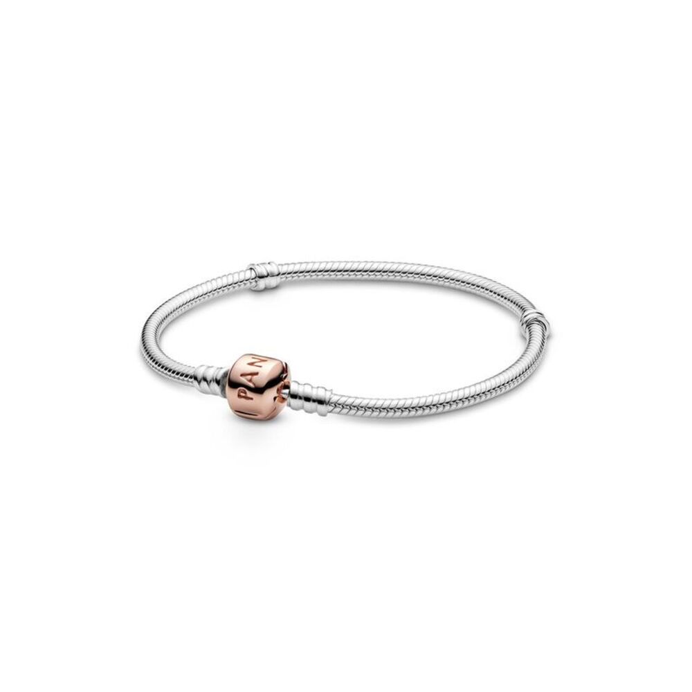 Pandora Moments 14K Rose Gold & Silver Bracelet